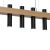 Pendant lamp WEST BLACK 5xGU10