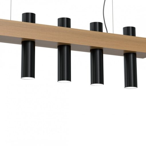Pendant lamp WEST BLACK 5xGU10