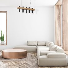 Pendant lamp WEST BLACK 5xGU10