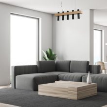 Pendant lamp WEST BLACK 5xGU10