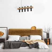 Pendant lamp WEST BLACK 5xGU10