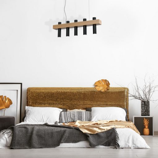 Pendant lamp WEST BLACK 5xGU10