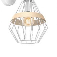 Wall lamp CLIFF WHITE 1xE27