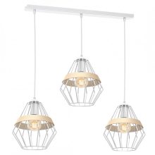 Pendant lamp CLIFF WHITE 3xE27