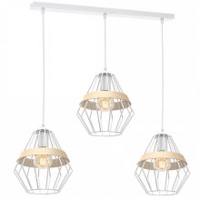 Pendant lamp CLIFF WHITE 3xE27