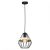 Pendant lamp CLIFF BLACK 1xE27