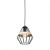 Pendant lamp CLIFF BLACK 1xE27