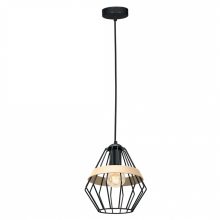 Pendant lamp CLIFF BLACK 1xE27