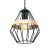 Pendant lamp CLIFF BLACK 1xE27