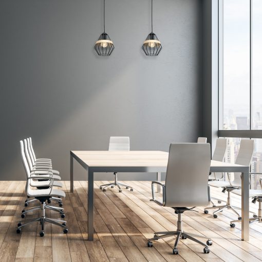Pendant lamp CLIFF BLACK 1xE27
