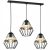 Pendant lamp CLIFF BLACK 3xE27