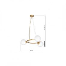 Pendant lamp VIENNA 3xE14