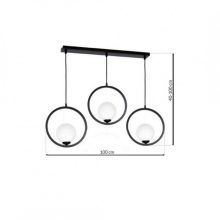 Pendant lamp BOSTON 3xE14