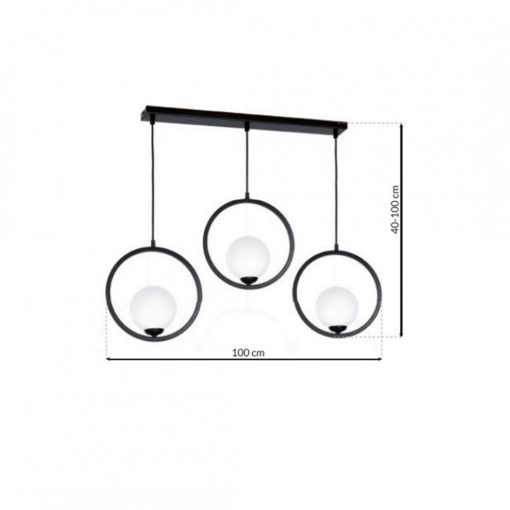 Pendant lamp BOSTON 3xE14