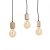 Pendant lamp JACK 3xE27
