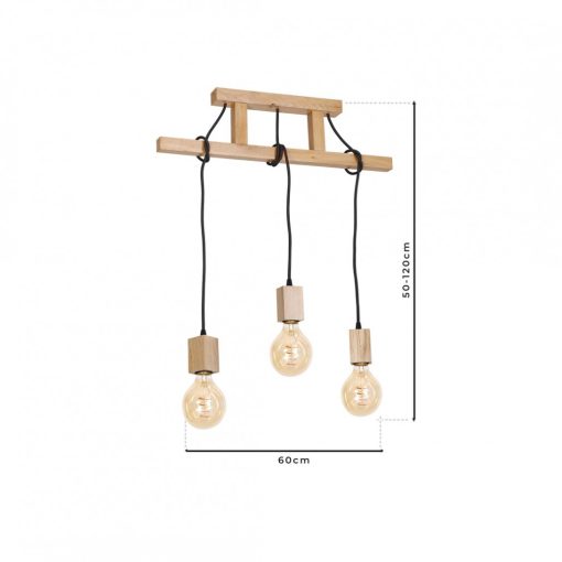 Pendant lamp JACK 3xE27