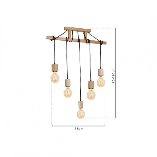 Pendant lamp JACK 5xE27
