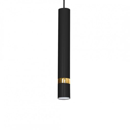 Pendant lamp JOKER BLACK/GOLD 1xGU10