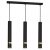 Pendant lamp JOKER BLACK/GOLD 3xGU10