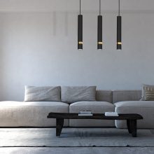Pendant lamp JOKER BLACK/GOLD 3xGU10