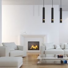 Pendant lamp JOKER BLACK/GOLD 3xGU10