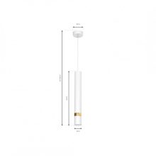 Pendant lamp JOKER WHITE/GOLD 1xGU10