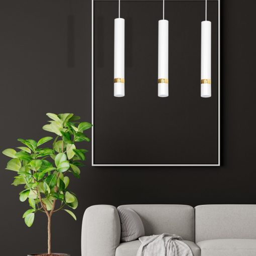 Pendant lamp JOKER WHITE/GOLD 3xGU10