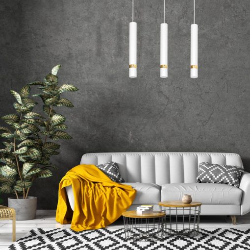 Pendant lamp JOKER WHITE/GOLD 3xGU10
