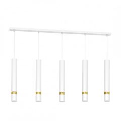Pendant lamp JOKER WHITE/GOLD 5xGU10