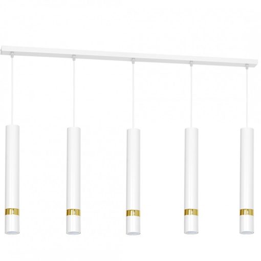 Pendant lamp JOKER WHITE/GOLD 5xGU10
