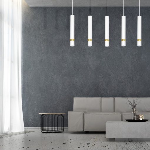 Pendant lamp JOKER WHITE/GOLD 5xGU10