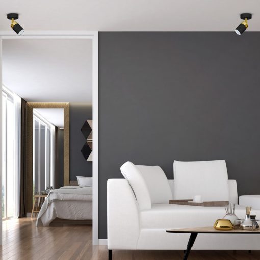 Wall lamp JOKER BLACK/GOLD 1xGU10