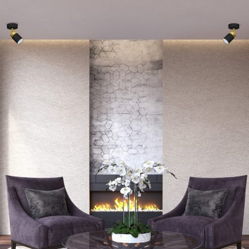 Wall lamp JOKER BLACK/GOLD 1xGU10