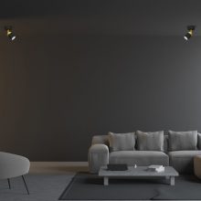 Wall lamp JOKER BLACK/GOLD 1xGU10