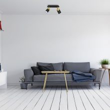 Ceiling  lamp JOKER BLACK/GOLD 2xGU10