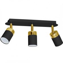 Ceiling  lamp JOKER BLACK/GOLD 3xGU10