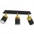 Ceiling  lamp JOKER BLACK/GOLD 3xGU10