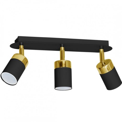 Ceiling  lamp JOKER BLACK/GOLD 3xGU10