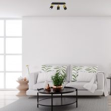 Ceiling  lamp JOKER BLACK/GOLD 3xGU10