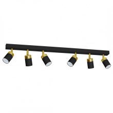 Ceiling  lamp JOKER BLACK/GOLD 6xGU10