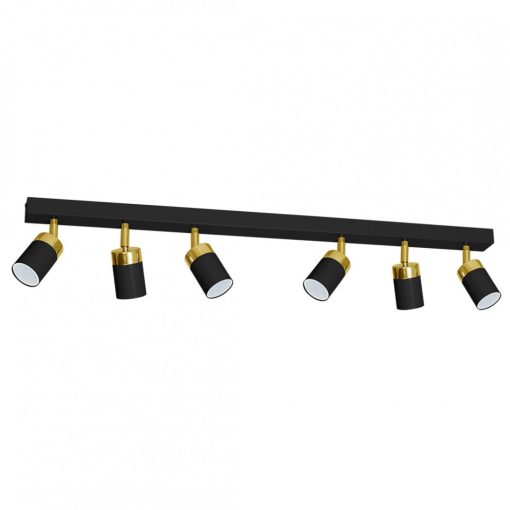 Ceiling  lamp JOKER BLACK/GOLD 6xGU10