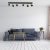 Ceiling  lamp JOKER BLACK/GOLD 6xGU10