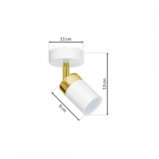 Wall lamp JOKER WHITE/GOLD 1xGU10