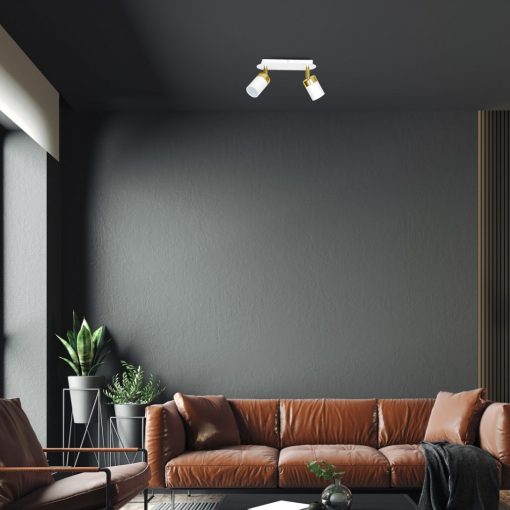 Ceiling  lamp JOKER WHITE/GOLD 2xGU10