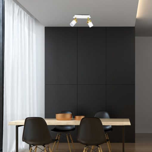 Ceiling  lamp JOKER WHITE/GOLD 2xGU10