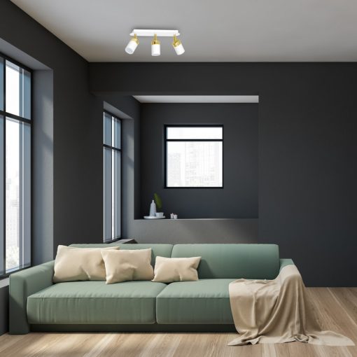 Ceiling  lamp JOKER WHITE/GOLD 3xGU10