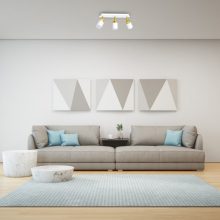 Ceiling  lamp JOKER WHITE/GOLD 3xGU10