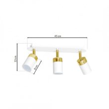 Ceiling  lamp JOKER WHITE/GOLD 3xGU10