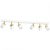 Ceiling  lamp JOKER WHITE/GOLD 6xGU10