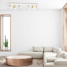 Ceiling  lamp JOKER WHITE/GOLD 6xGU10
